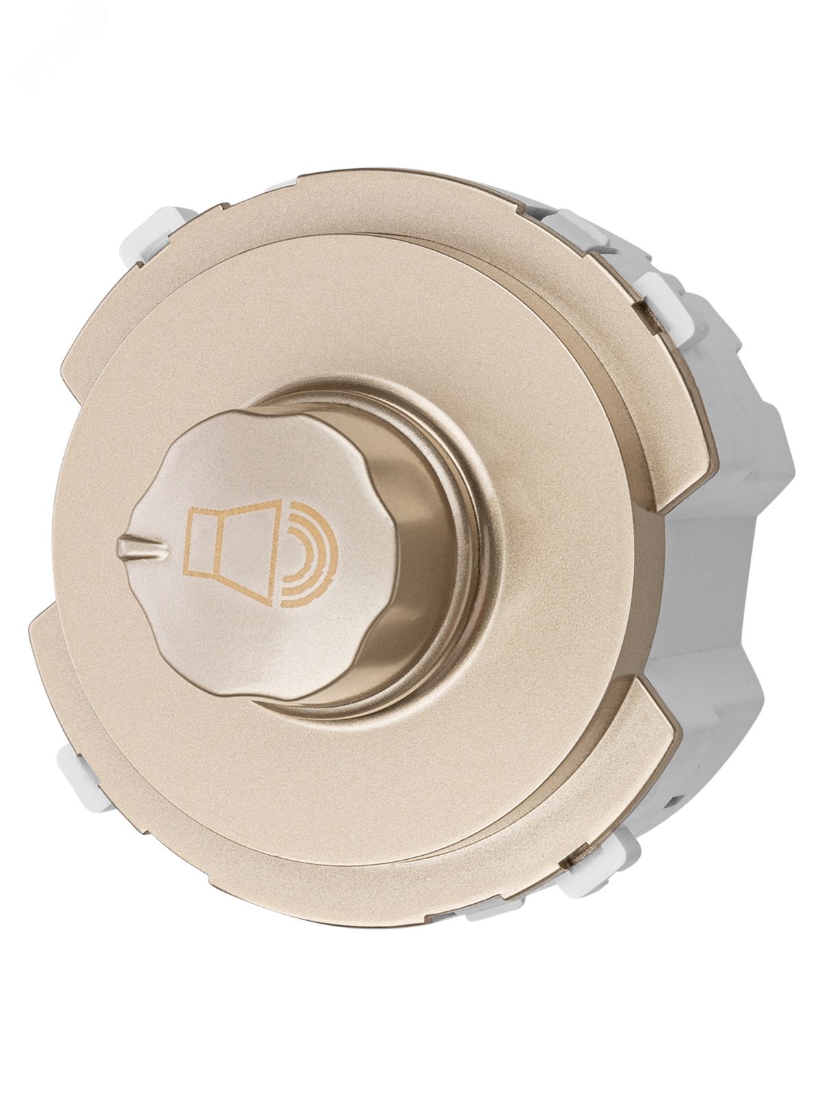 Изображение товара Регулятор громкости Байкал SQ1819-0543 шампань безвинтовое зажимное IP20