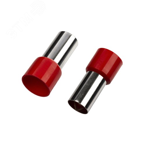 Изображение товара Наконечник-гильза Е95-25 95мм2 с изолированным фланцем (25шт) TDM (упак)