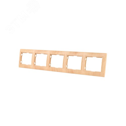 Изображение товара Рамка 5 постовая горизонтальная ЭКО (сосна) Таймыр TDM (шт)