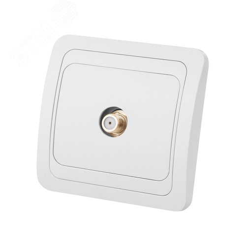 Изображение товара "Розетка TV (SAT) F-типа белая ""Валдай"" TDM" (шт)