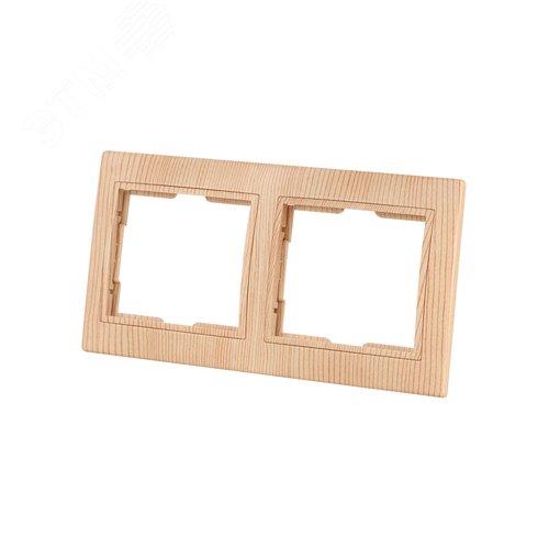 Изображение товара Рамка 2-х постовая горизонтальная ЭКО (сосна) Таймыр TDM (шт)