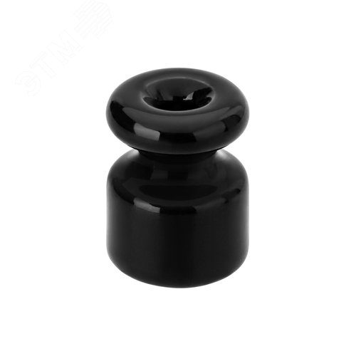 Изображение товара Керамический изолятор для ретро провода черный (25шт) TDM (шт)