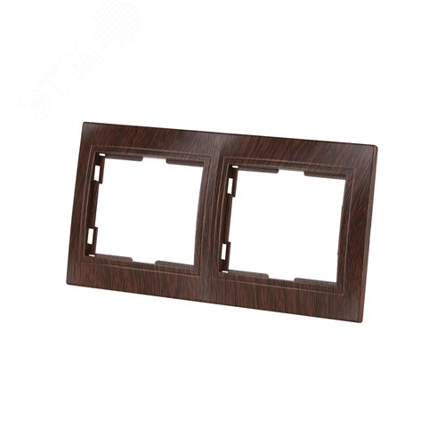 Изображение товара Рамка 2-х постовая горизонтальная ЭКО (бук) Таймыр TDM (шт)