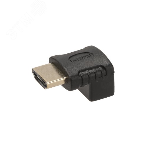 Изображение товара "Переходник ""АВП 4"" штекер HDMI - гнездо HDMI угловой на 90 градусов, позолоченные контакты, TDM" (шт)