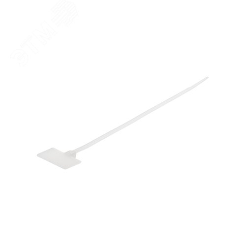 Изображение товара Хомут нейлоновый 25 х 110 мм с маркировочной площадкой (белый) (100 шт) TDM (шт)
