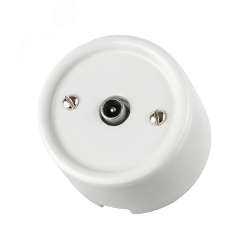 Изображение товара Розетка TV оконечная белая «Болонь» TDM (шт)