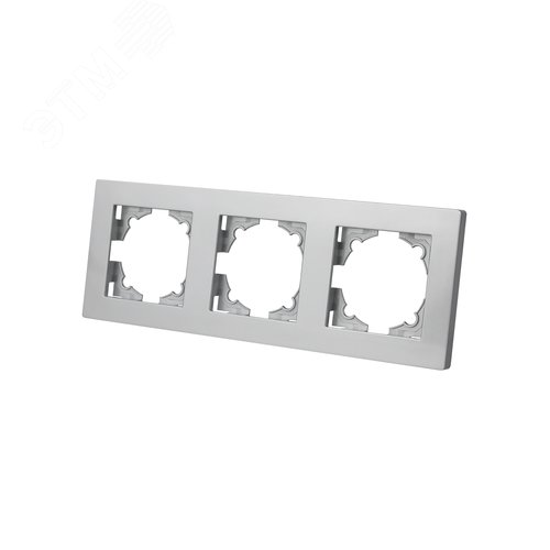 Изображение товара Рамка 3-х постовая серебр. металлик Сенеж TDM (шт)