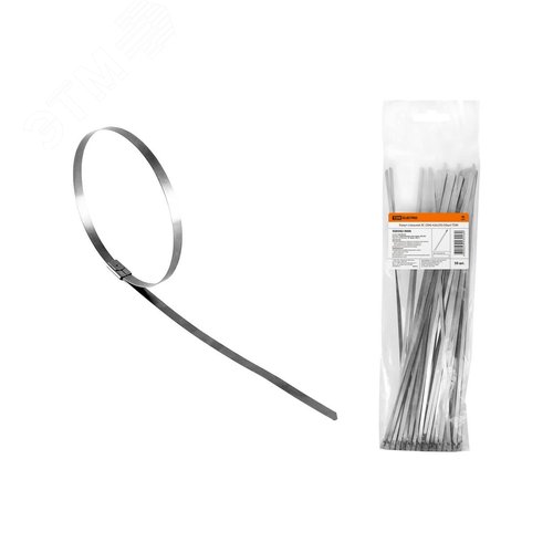 Изображение товара Хомут стальной ХС (304) 4,6х250 (50шт) TDM (шт)