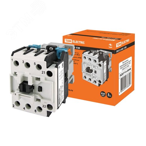 Изображение товара Пускатель электромагнитный ПМ12-040151 У3В 230В 1р TDM (упак)