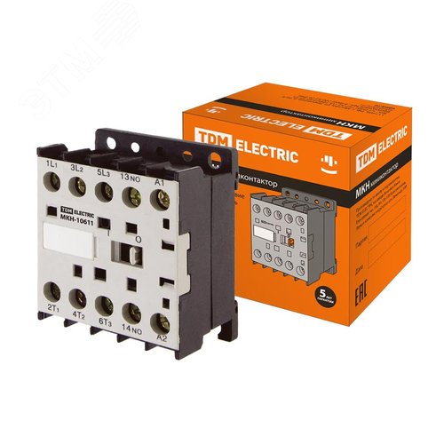 Изображение товара Миниконтактор МКН-10611 6А 230В 1НЗ (шт)