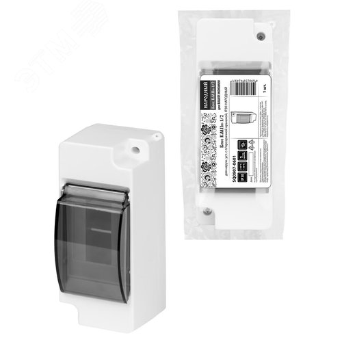 Изображение товара Бокс КМПн-1/2 для наружной установки с полупрозрачной крышкой, IP30 НАРОДНЫЙ (шт)