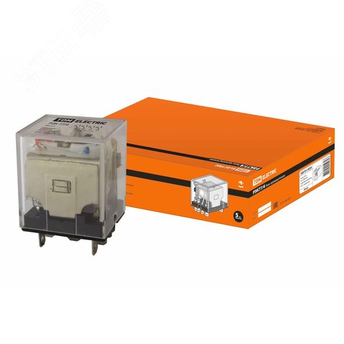 Изображение товара Реле РЭК77/4 с индикацией 10А 230В AC (шт)