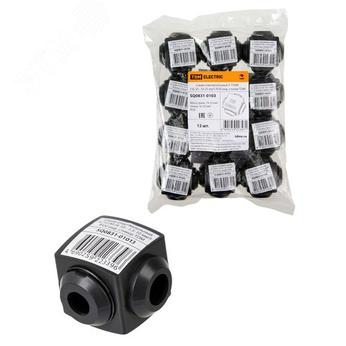 Изображение товара Сжим ответвительный У-734М (16-35 : 16-25 мм2) IP20 инд. стикер TDM (шт)