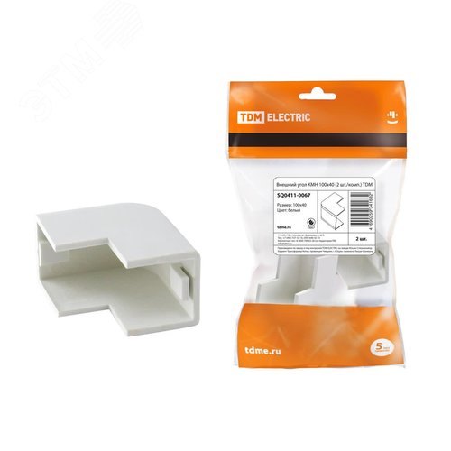 Изображение товара Внешний угол КМН 100х40 (2 шт./комп.) TDM (упак)