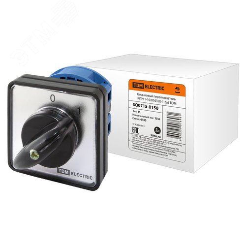 Изображение товара Кулачковый переключатель КПУ11-10/0103 (0-1 2р) (шт)