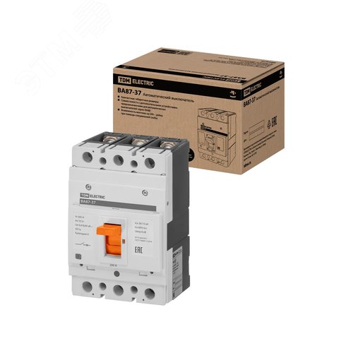 Изображение товара Выключатель автоматический ВА87-37 3Р 200А 35кА (шт)