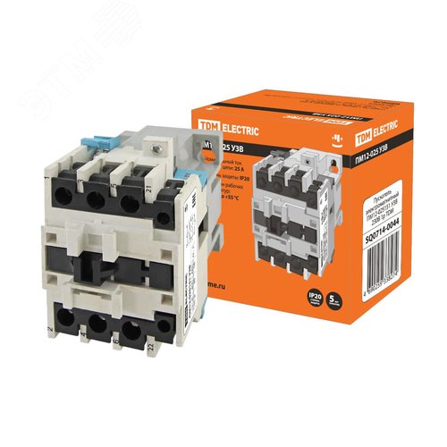 Изображение товара Пускатель электромагнитный ПМ12-025151 У3В 230В 1р TDM (шт)