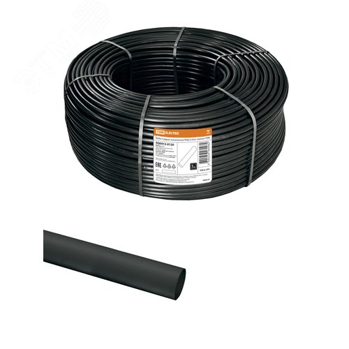 Изображение товара Труба гладкая техническая ПНД d 20(с) черная TDM (м)