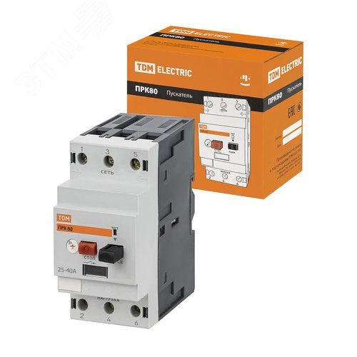 Изображение товара Пускатель ПРК80-40 In=40A Ir=25-40A Ue 660В (шт)