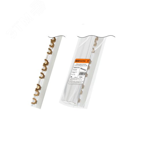 Изображение товара Шина соединительная четырехополюсная 63A FORK (вилка) 1м (шт)