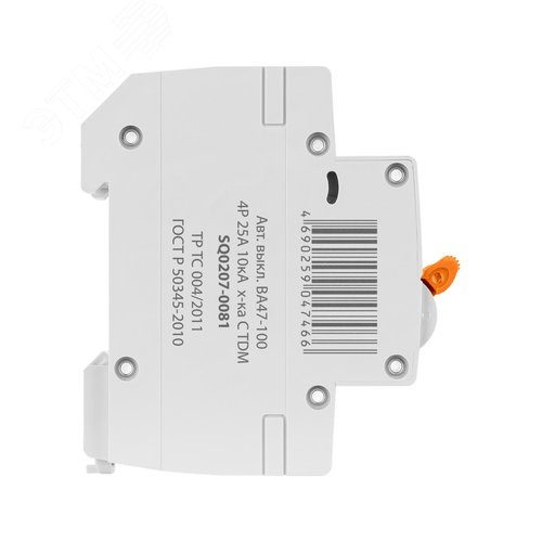 Клемма винтовая изолированная КВИ-3 для Al и Cu проводов (6,0мм2) фиолетовая TDM - фото 5