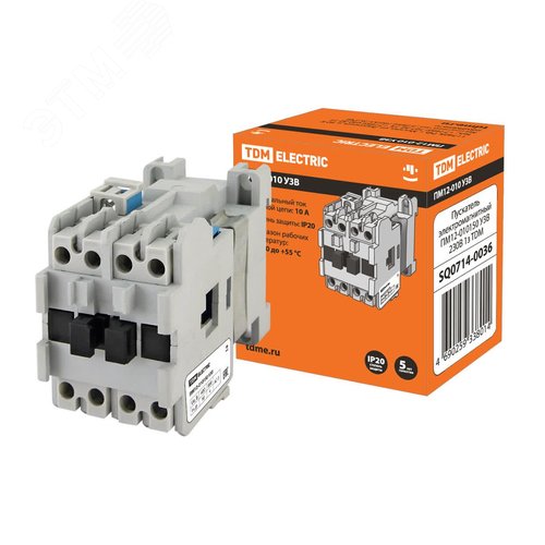 Изображение товара Пускатель электромагнитный ПМ12-010150 У3В 230В 1з TDM (шт)