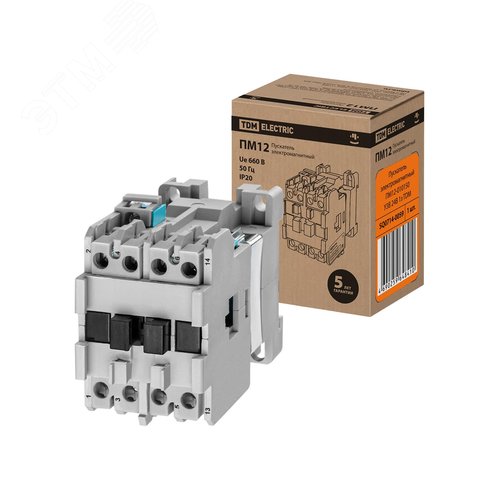 Изображение товара Пускатель электромагнитный ПМ12-010150 У3В 24В 1з TDM (упак)