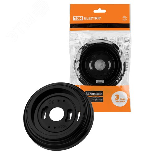 Изображение товара Рамка 1-но постовая черная «Виви» TDM (шт)