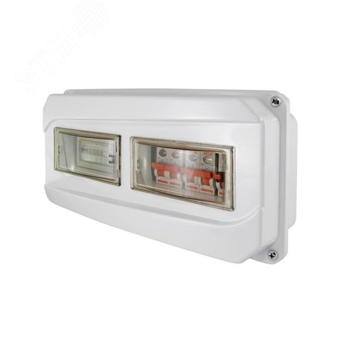 Изображение товара Щит учета ЩРН-12-1ф 167х350х111 мм пластиковый IP55 TDM (шт)