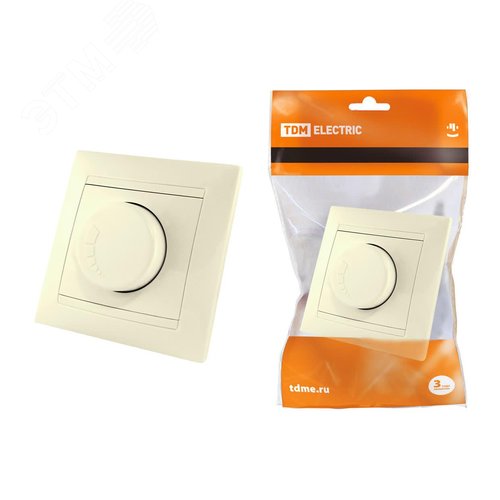 Изображение товара "Светорегулятор RL 300 Вт сл. кость ""Лама"" TDM" (шт)