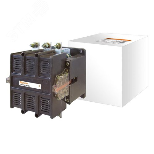 Изображение товара Пускатель электромагнитный ПМ12-400100 У3В, 400 В, 4НО+2НЗ TDM (упак)