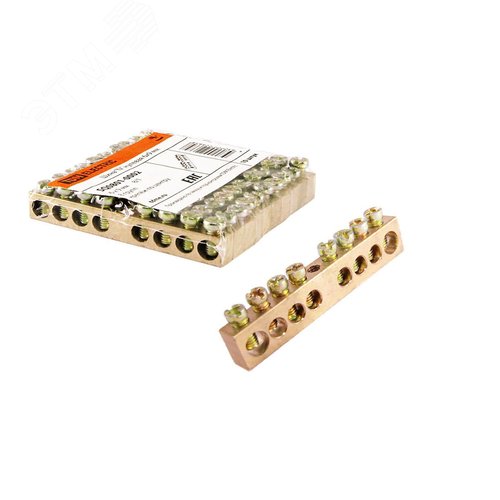 Изображение товара Шина N нулевая 6х9мм 8/1 (8групп/крепеж по центру) TDM (шт)