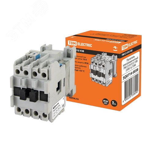 Изображение товара Пускатель электромагнитный ПМ12-010151 У3В 230В 1р TDM (шт)