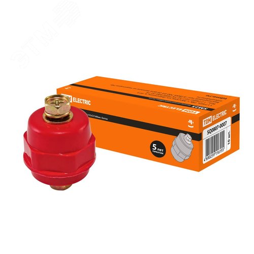 Изображение товара Изолятор SM25 силовой Н25хD27хМ6мм с болтом (шт)