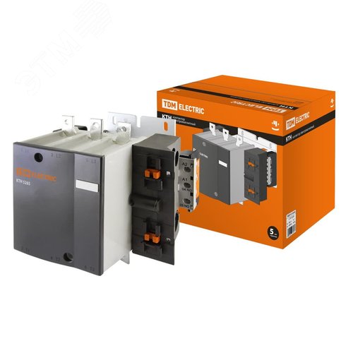 Изображение товара Контактор КТН-5265 265А 400В/АС3 (шт)