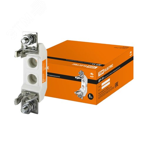 Изображение товара Держатель плавкой вставки ДП-33, габарит 00, 160А (шт)