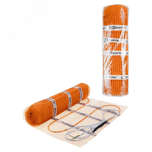 Изображение товара "Мат нагревательный ""Монтаж"", двухжильный, 2 кв. м, 300 Вт, TDM" (шт)