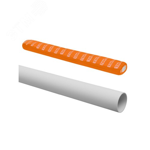 Изображение товара Труба гладкая жесткая ПВХ d 40 (57 м) длина 3 м. серая TDM (м)