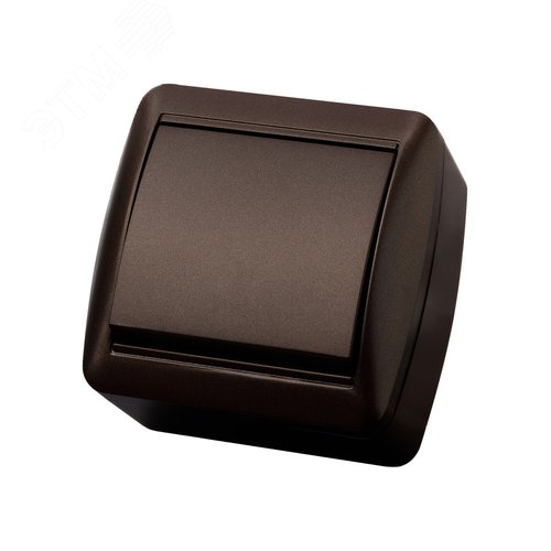 Изображение товара Выключатель 1-кл. открытой установки IP44 10А шо олад Селигер TDM" (шт)