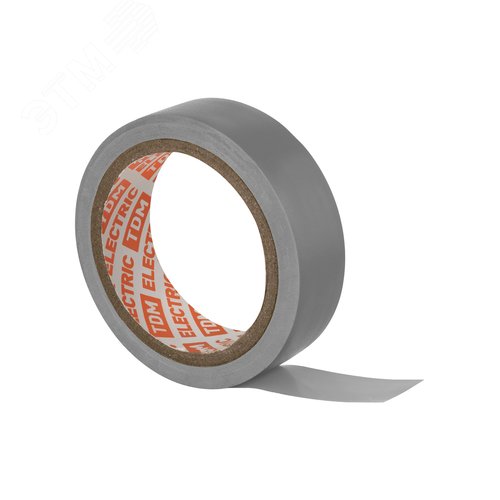 Изображение товара Изолента ПВХ 013х15 мм Серая 10 метров TDM (шт)