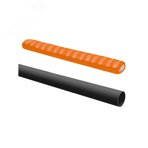 Изображение товара Труба гладкая жесткая ПВХ d 16 3 м индивид штрихкод чёрный TDM (упак)