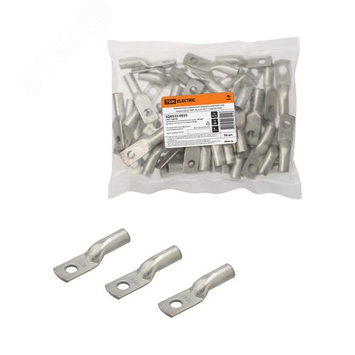 Изображение товара Наконечник кабельный медный луженый под опрессовку ТМЛ 35-8-9 ГОСТ 7386-80 (шт)