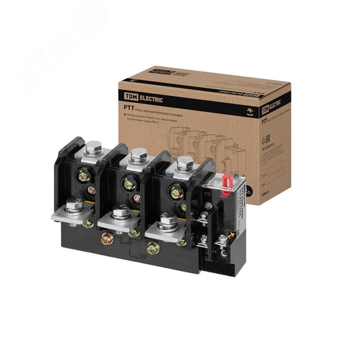 Изображение товара Реле электротепловое токовое РТТ-325 П УХЛ4 63А (53,5 - 72,3)А TDM (шт)