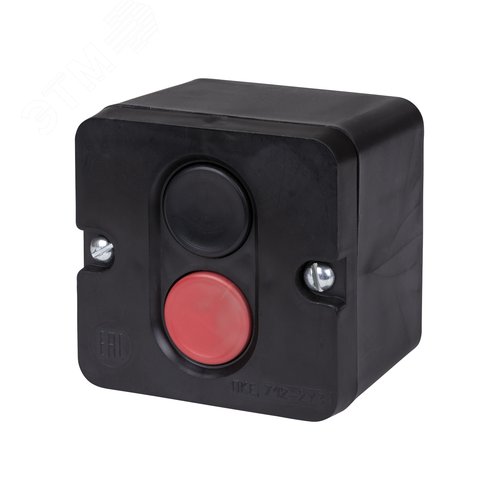 Изображение товара Пост кнопочный ПКЕ712У3.краснаяичернаякнопки.IP40TDM (шт)