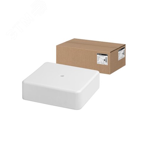 Изображение товара Коробка распаячная КР 100х100х29 ОП белая IP40 (шт)