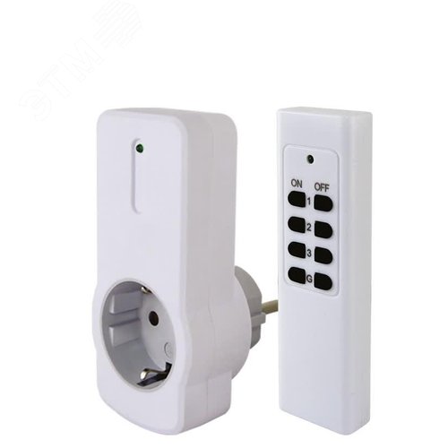 Изображение товара "Комплект для беспроводного управления розетками ПУ3-Р1.1 (1 приемник) ""Уютный дом"" TDM" (шт)