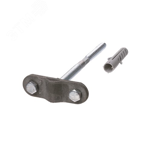 Изображение товара Держатель фасадный для прута 6-10 мм длина 200 м , дюбель, стальной зажим, термодиффузия (шт)