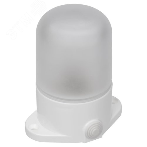 Изображение товара Светильник для бани и сауны НПБ400П настенно-потолочный белый, IP54, 60Вт, E27, основание поликарбонат (шт)