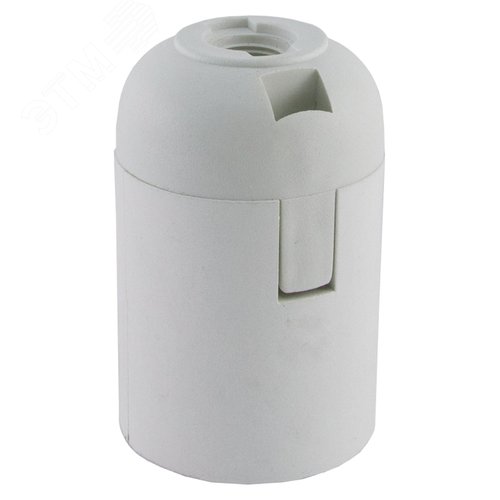 Изображение товара Патрон подвесной Е27 термостойкий пластик белый (шт)