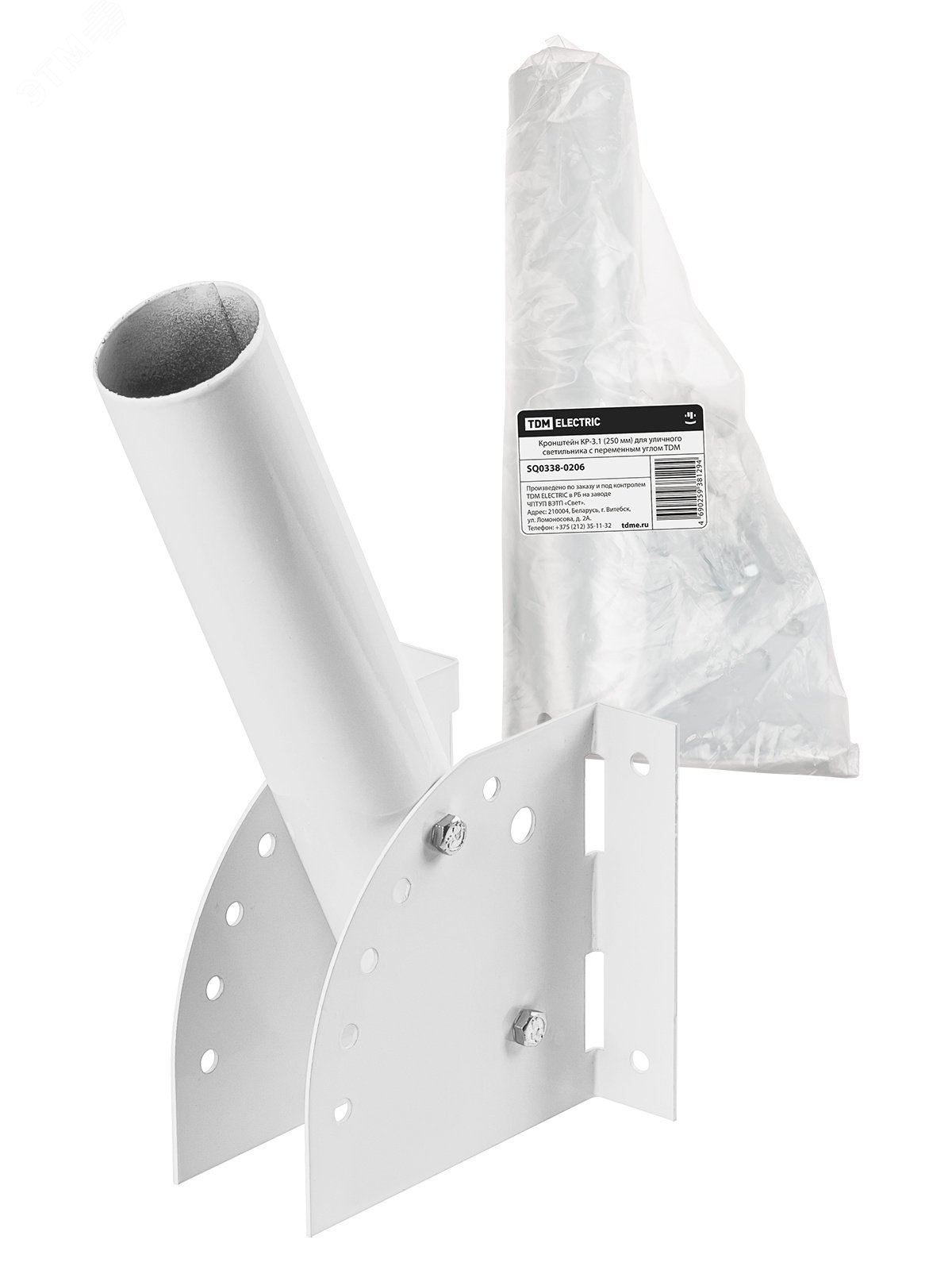 Изображение товара Кронштейн для уличного светильника КР-3.1 250 мм с регулировкой угла TDM ELECTRIC